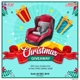 Q-dees Christmas Child Safety Seat Giveaway